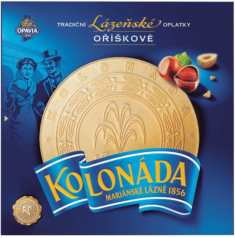 Opavia Kolonáda Hazelnut Spa Wafers