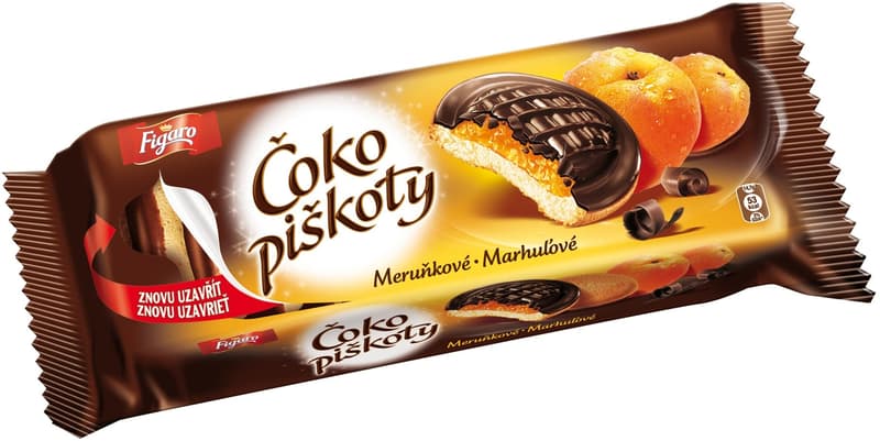 Figaro Čoko piškoty Meruňkové