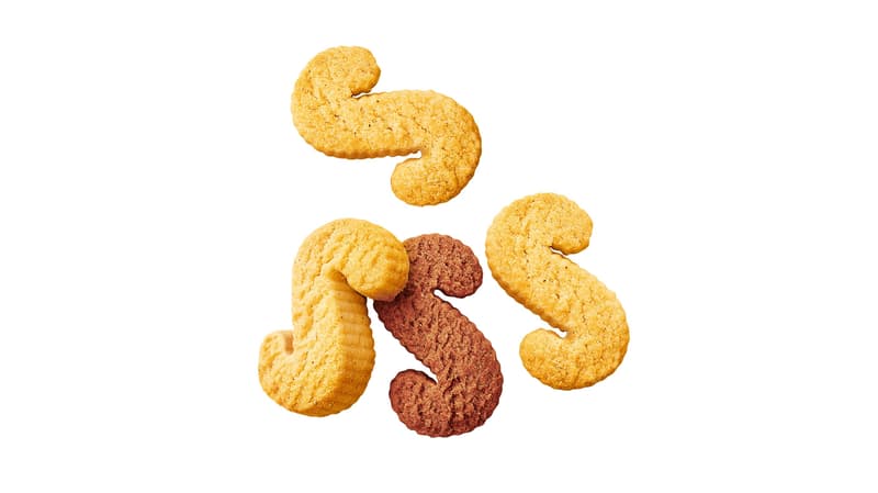 Opavia Zlaté Esíčka cookies with cinnamon and cocoa