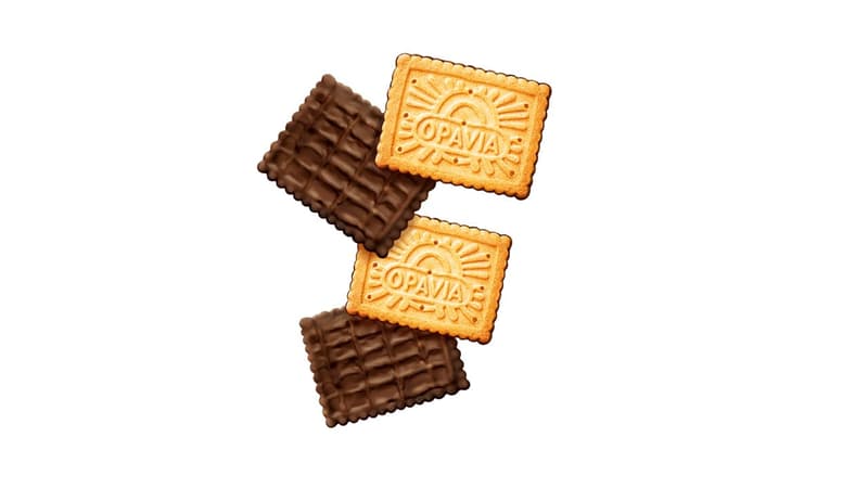 Opavia sušenky Zlaté Polomáčené hořké
