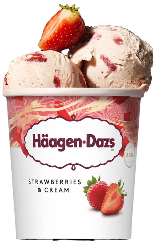 Häagen-Dazs Strawberries & Cream