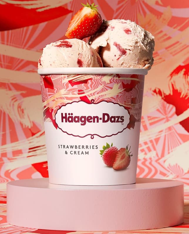 Häagen-Dazs Strawberries & Cream