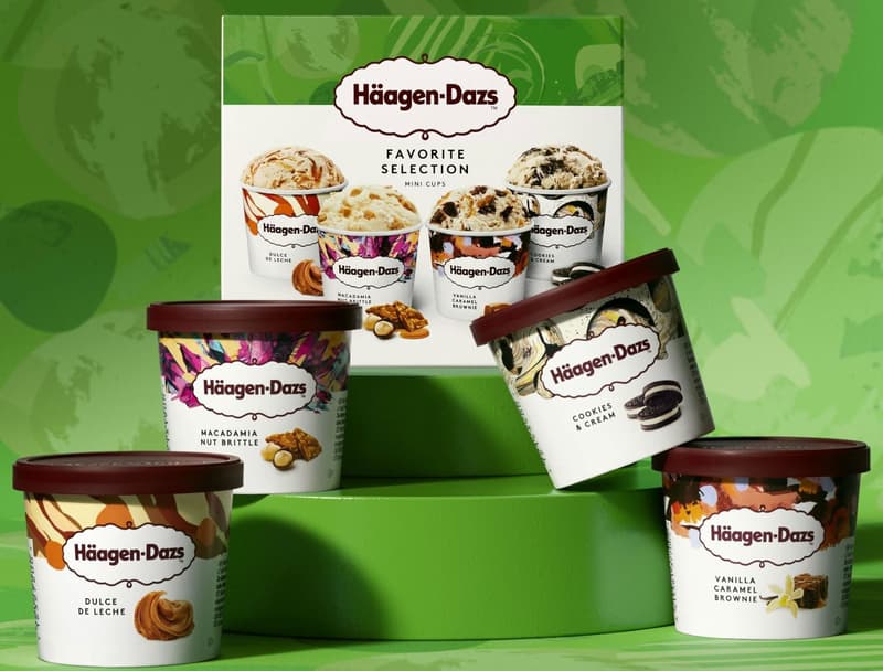 Häagen-Dazs Favorite Selection multipack 4x95ml