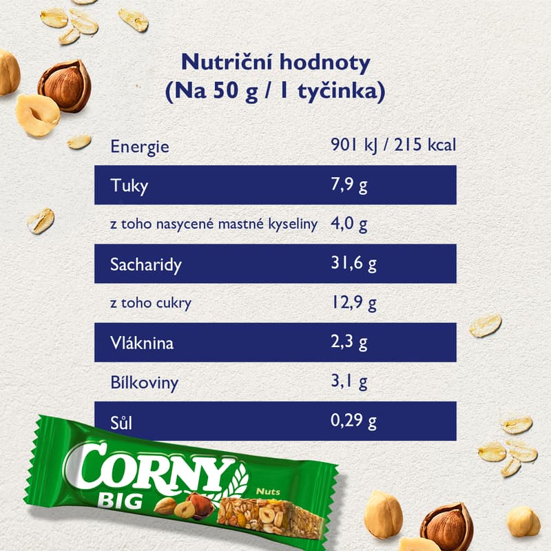 Corny Big cereal bar with hazelnuts