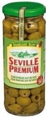 Seville Premium Seedless green olives