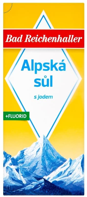 Bad Reichenhaller Alpská sůl s jódem a fluoridem