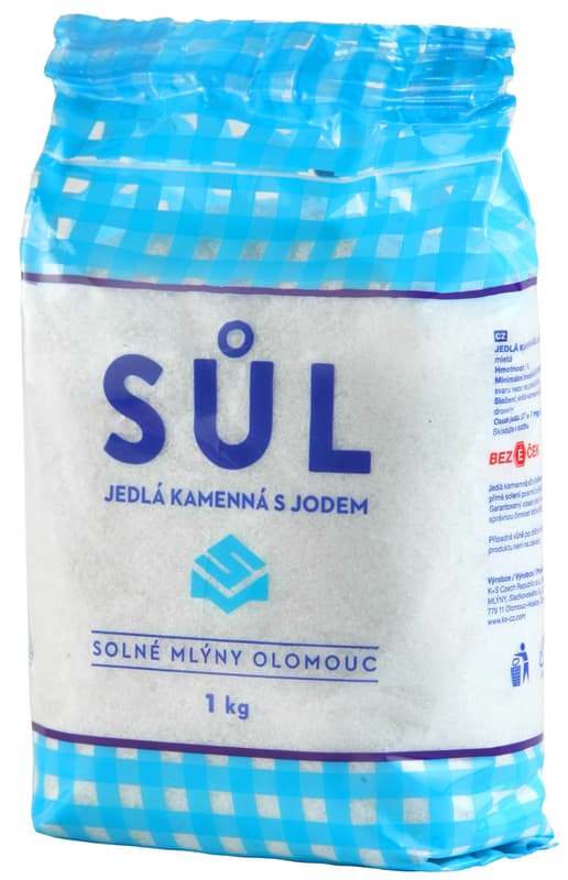 Solné mlýny Olomouc edible rock salt with iodine