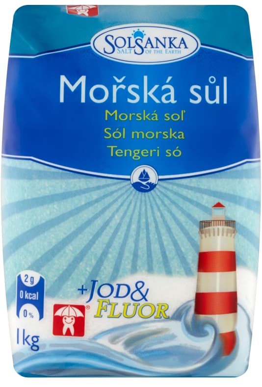 Solsanka mořská sůl s jódem a fluorem