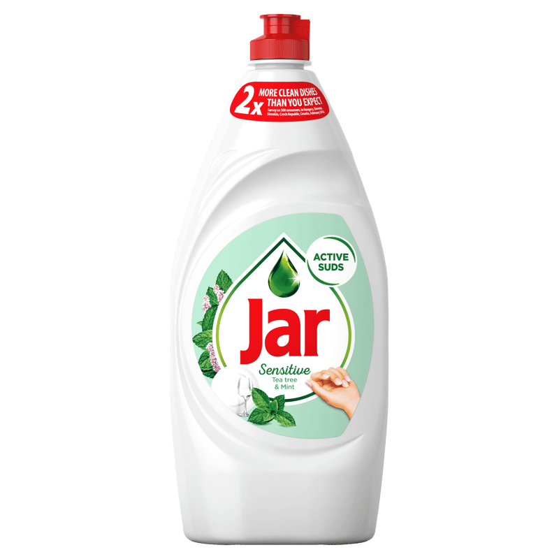 Jar Sensitive Teatree & mint Prostředek na ruční mytí nádobí