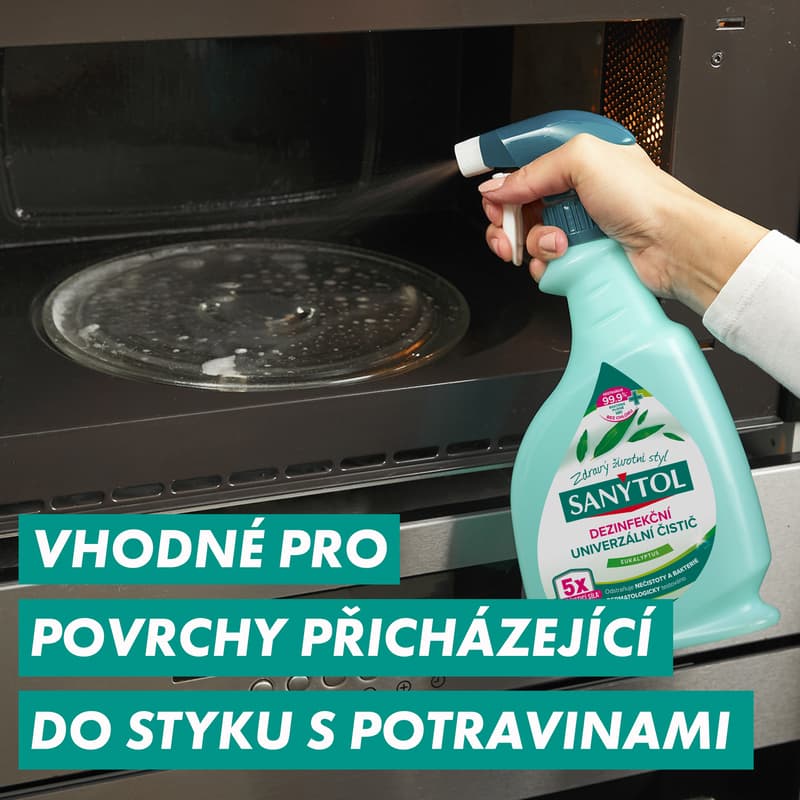 Sanytol Universal disinfection for all surfaces with eucalyptus spray aroma