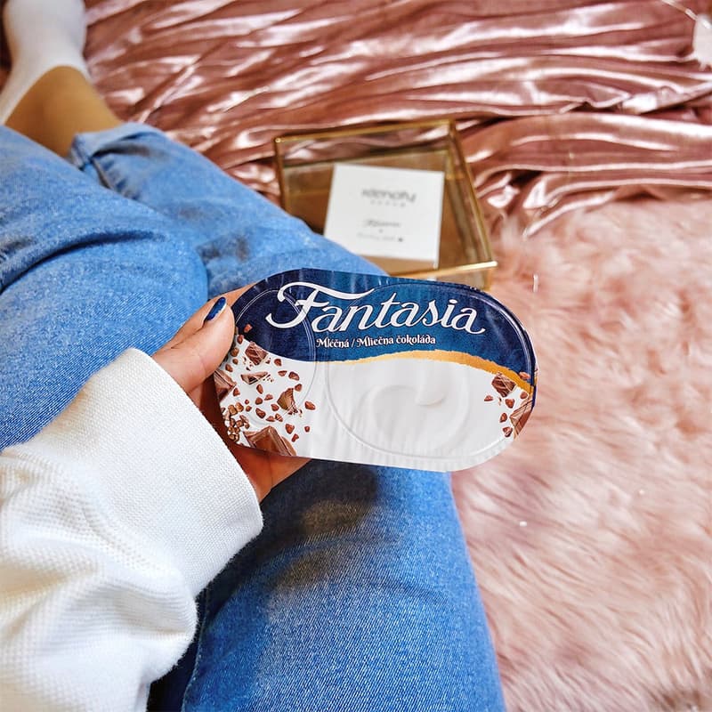 Danone Fantasia Chocolate inspiration with milk chocolate