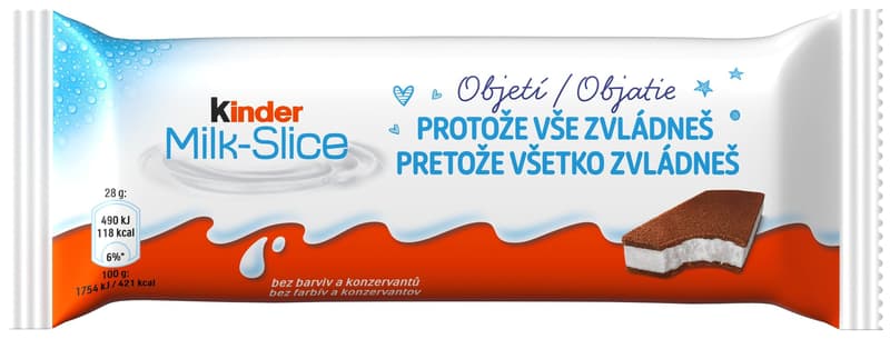 Kinder Mléčný řez