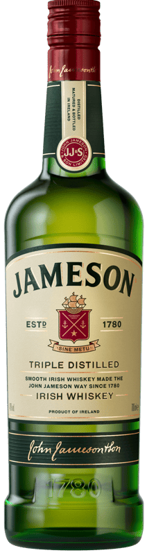 Jameson Irish whiskey 40% vol.